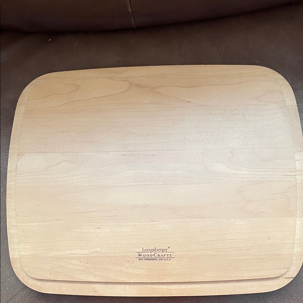 Longaberger Wood Crafts Natural Tan Basket Lid